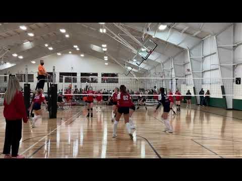 Video of Jada Wlodarczyk 2022 outside #55 volley fest Grand Rapids 