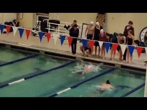 Video of 200 Yard Medley Relay: 50 yard breaststroke split