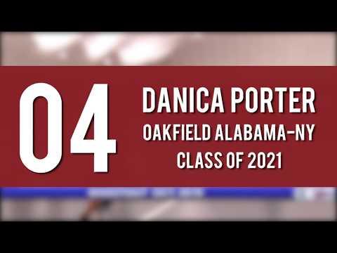 Video of DANICA PORTER -OAKFIELD ALABAMA-NY CLASS OF 2021