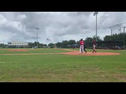 Video of RBI double Sebastian Silva