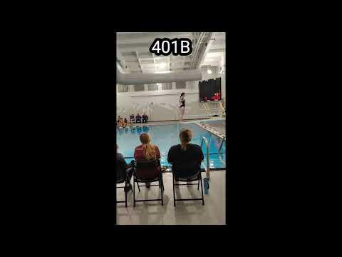 Video of 10/01/24 6 dive meet, final score 150.50