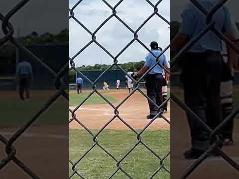 Video of Mason Scroggie 2021 HR over batter's eye