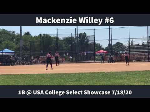 Video of USA College Select Showcase Defensive Clips from Left Field and First Base 