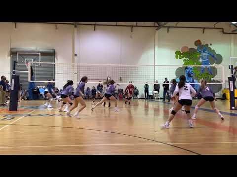 Video of Bianca Jones AAU Spring 2021 Outside Hitter Purple #9