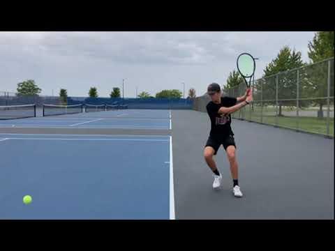 Video of Tennis Demonstration Grady Phillips