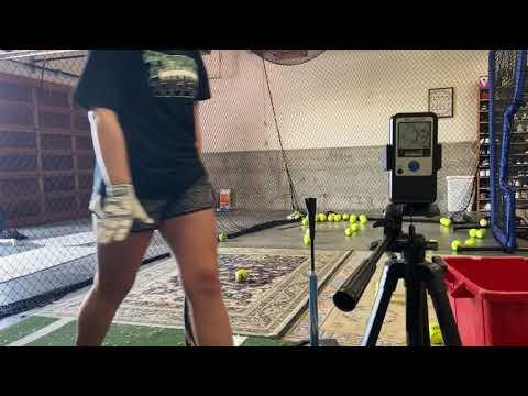 Video of Sophia vanderSommen - 74 MPH Tee Exit Velo, April 2020