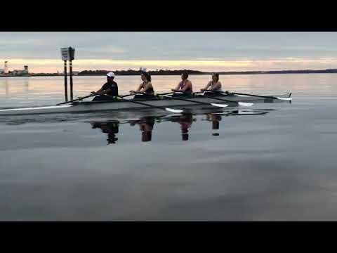 Video of ERC Rowing Clip #1: Varsity Quad (Stroke)