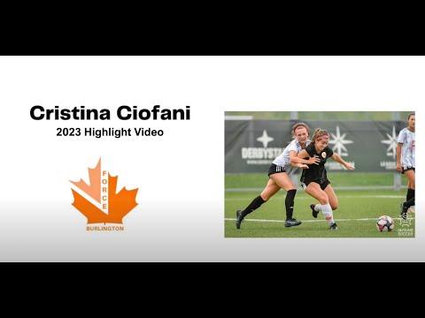 Video of Cristina Ciofani - 2023 Highlight Video (updated August 203)