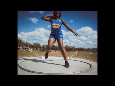 Video of Deborah Jean-Baptiste’s Sophomore & Junior year Throwing comparisons