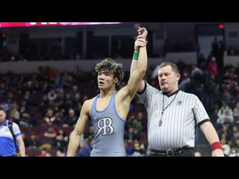 Video of Brandon Eusebio at 2023 CA CIF State Wrestling Championships 