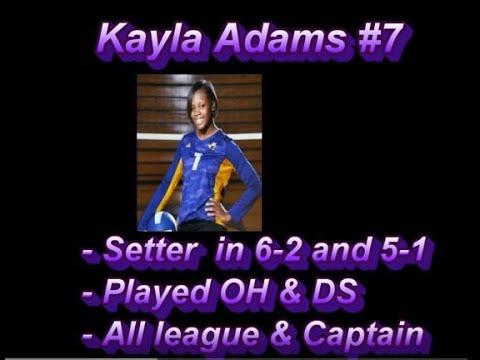 Video of Kayla Adams Volleyball Highlights_High School 2018