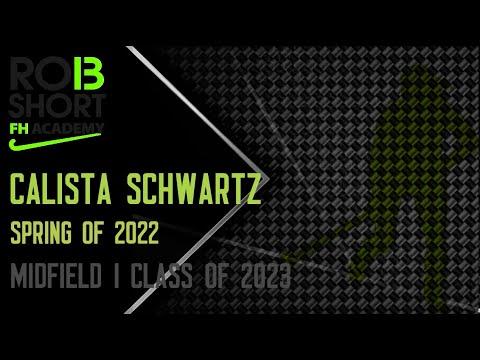 Video of Calista Schwartz (2023 Grad) - 2022 RSCA Spring Athlete Highlights