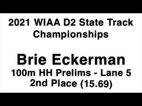 Video of 100m HH -2021 WIAA State Track Meet