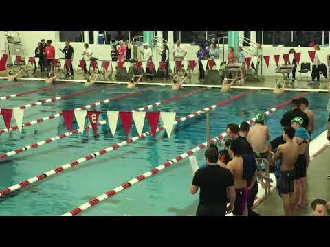 Video of Jan 2020:  Hayden Christiansen; 100back; lane 5; 2nd place