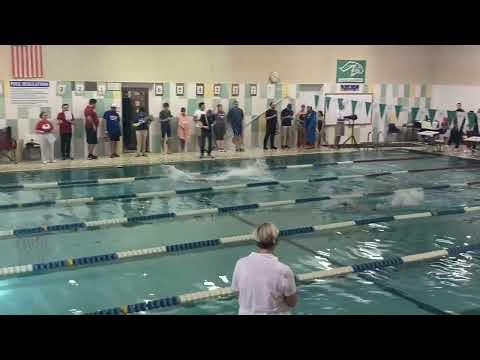 Video of 50yd free 1st place