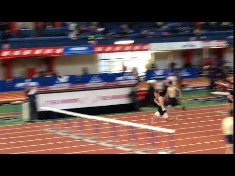 Video of 60 meter hurdles, Feb 2020