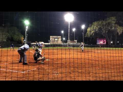 Video of Cassidy McKee pitching drop curve