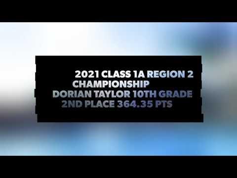 Video of Dorian Taylor ~ 10th grade ~ 2021 Class 1A Region 2 Championships ~ c/o 2024