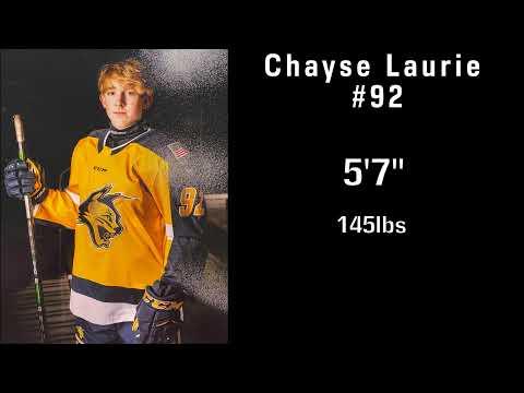 Video of Chayse Laurie Hockey Highlight