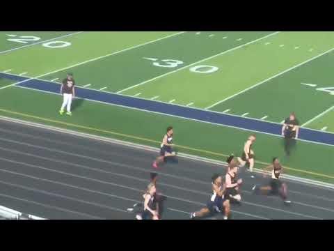 Video of 100m dash 4/7/21