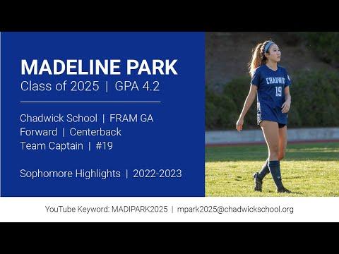 Video of MadiPark2025 Chadwick School Highlights (Sophomore Year)