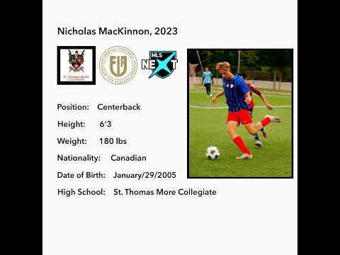 Video of Nicholas Mackinnon France Footage 2021/2022