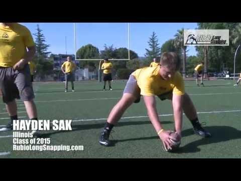 Video of Hayden Sak - Long Snapper (CA EVENT ELITE CAMP)