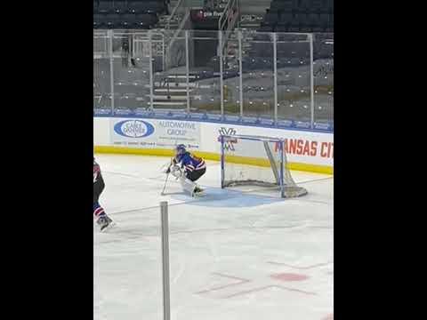 Video of 11/05/2023 - 2 - one of his 53 saves of 55 shots on goal