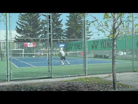 Video of Stefan Barré J5 ITF Calgary, AB May 2019