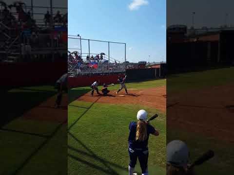 Video of Hope David 2020 vs Navarro JC pitching 