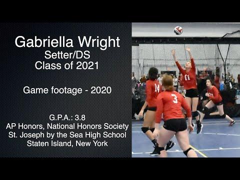 Video of Gabriella Wright Game Footage 2020