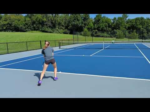 Video of Groundstrokes 8/3