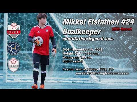 Video of Mikkel Efstatheu 2020 Soccer Recruit - 2018 Highlights