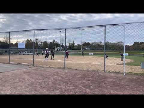 Video of Frost Snaring Liner for Inning Ending Double Play at TNT Last Look College Showcase, Quakertown, PA  10/22/2021 