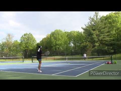 Video of Janel McCray: Tennis Game Play Junior Year