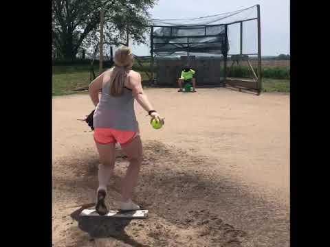 Video of Maya  Gallagher  RHP 2023  rise/drop curve