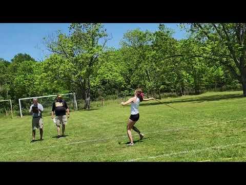 Video of Annie Jones 108' javelin Regional meet April 2022