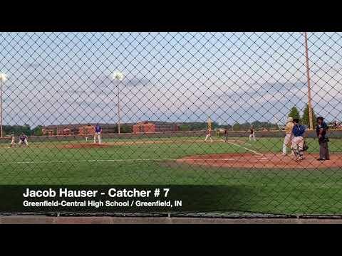 Video of Jacob Hauser-2020 catcher/Indiana 