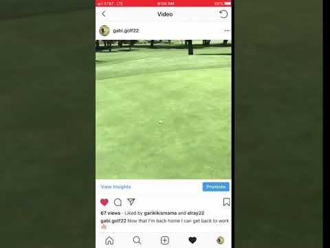 Video of Gabriana Franco long putt