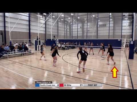 Video of Kailani Wang Power League 1 and 2 Class 0f 2022 Middle Blocker / Right - Side Hitter