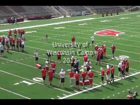 Video of University of Wisconsin Lineman Camp 2012