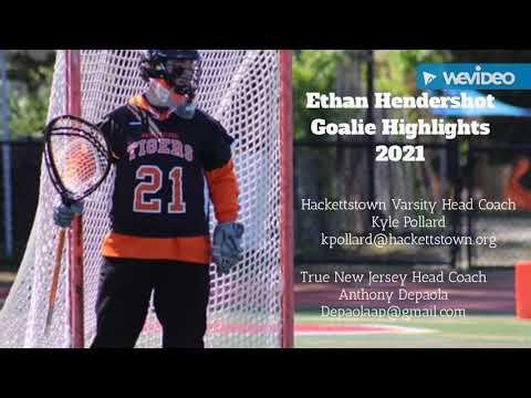 Video of Ethan Hendershot 2019 Goalie Highlights (2021)