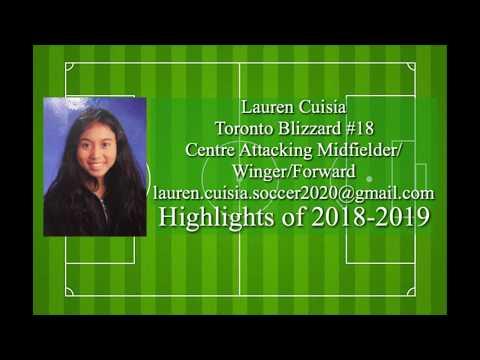 Video of 2018-2019 Highlights - Midfield / Forward