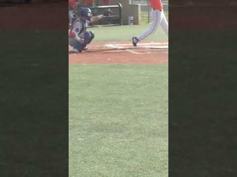 Video of Receiving, blocking and strike him out throw him out