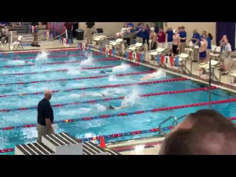 Video of 100 Fly HS Districts (55.85) Lane 5 (black cap)