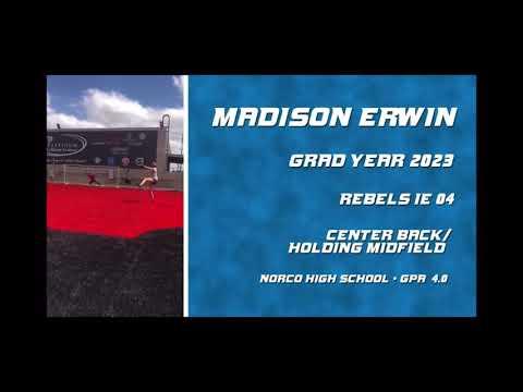 Video of Madison Erwin 2023 