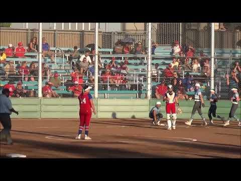 Video of Freshman Mia Antonino homerun  off senior Stanford recruit 