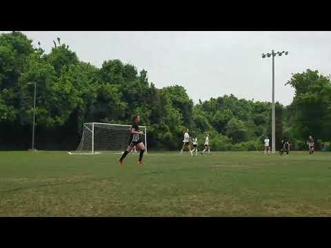 Video of Allison crosses under pressure for a goal