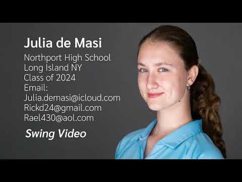 Video of Julia de Masi Swing Video