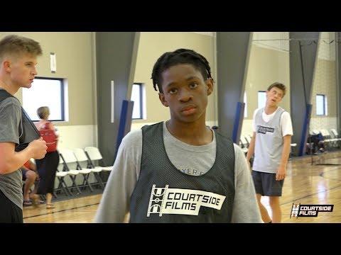 Video of 2022 Kobe Allen Courtside films 